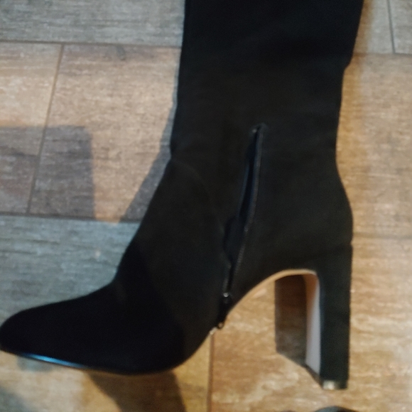 Knee high boots with Heel Black - Picture 4 of 4